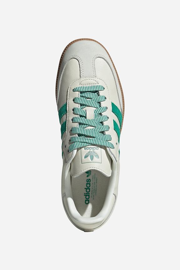 Adidas Samba OG Offwhite/Green-2