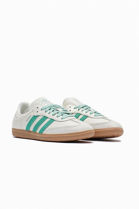 Adidas Samba OG Offwhite/Green-3