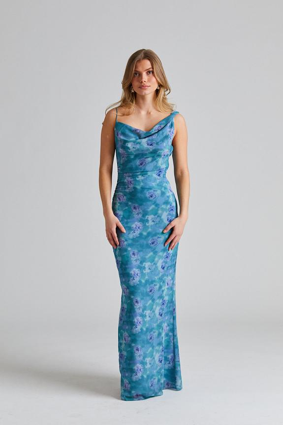 Adoore Almeria Dress Dusty Blue 