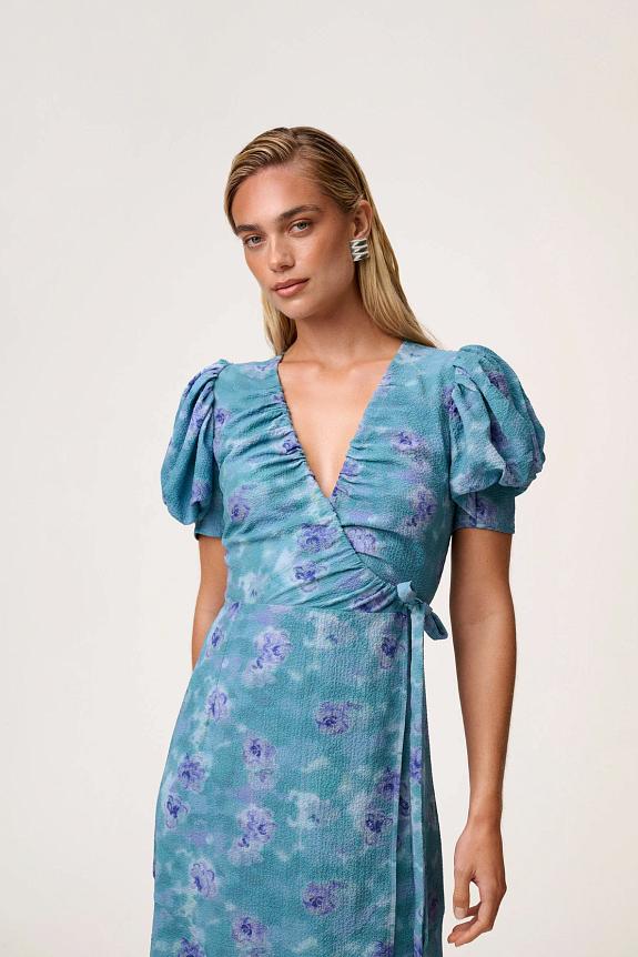 Adoore Ferrone Midi Dress Dusty Blue-2