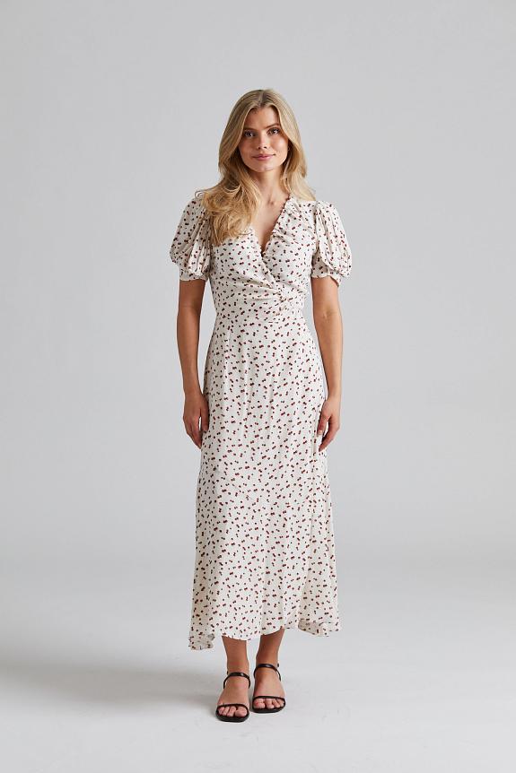 Adoore Ferrone Midi Dress White Cherry