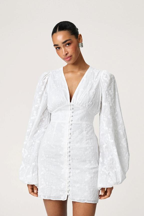 Adoore Florence Dress White Embroidery-2
