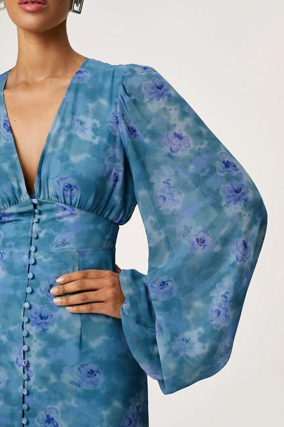 Adoore Positano Dress Dusty Blue-3