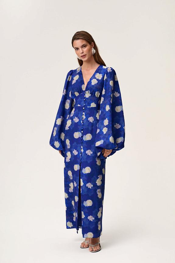 Adoore Positano Dress Ocean Blue-4