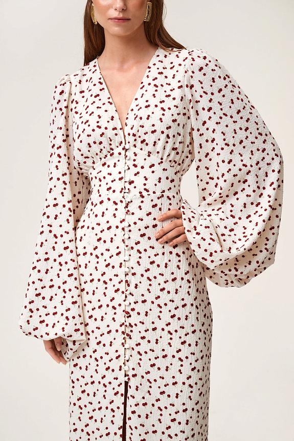 Adoore Positano Dress White Cherry-2