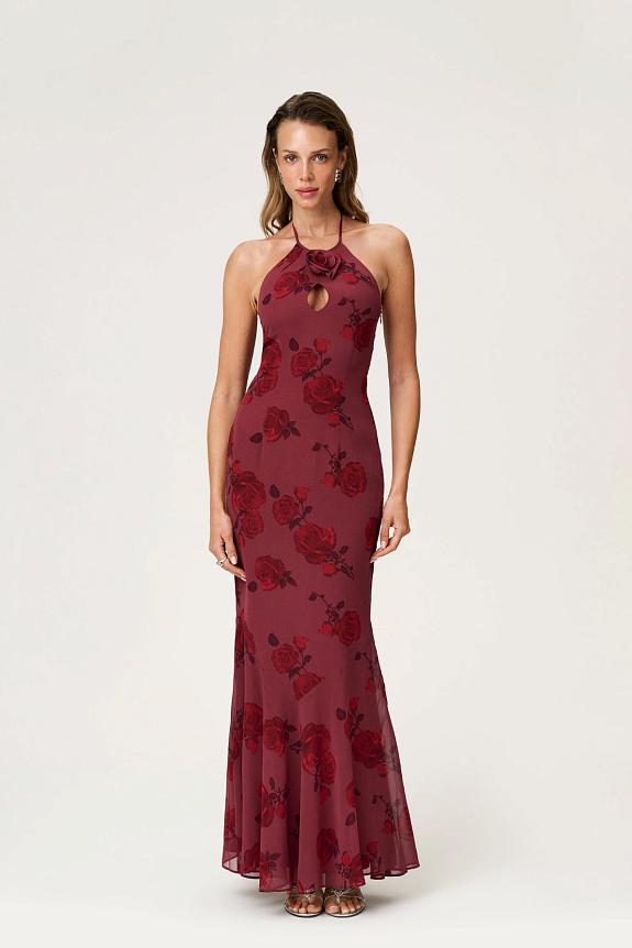 Adoore Rozzano Maxi Dress Burnt Sienna