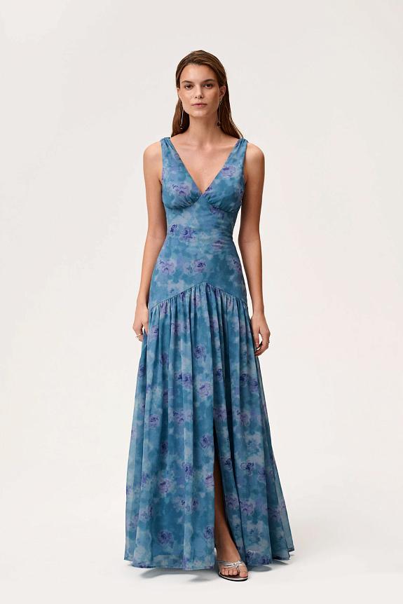 Adoore Toulouse Dress Dusty Blue