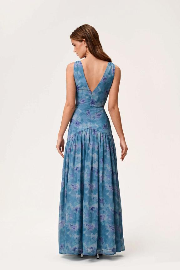 Adoore Toulouse Dress Dusty Blue-1