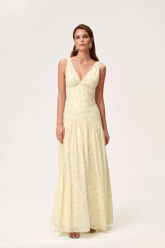 Adoore Toulouse Dress Pastel Yellow