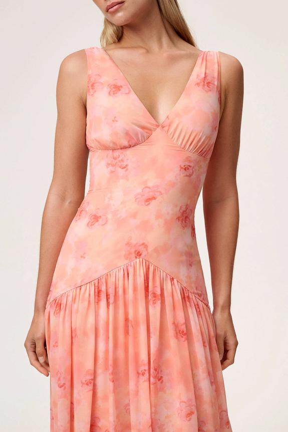 Adoore Toulouse Dress Peach-2