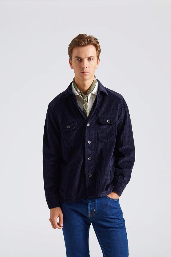 Alessandro Gherardi New Over 5 Shirt Jacket Navy-3