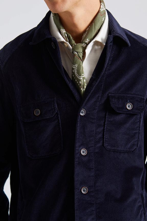 Alessandro Gherardi New Over 5 Shirt Jacket Navy-5