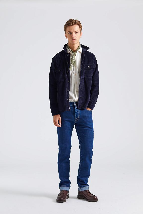 Alessandro Gherardi New Over 5 Shirt Jacket Navy-6