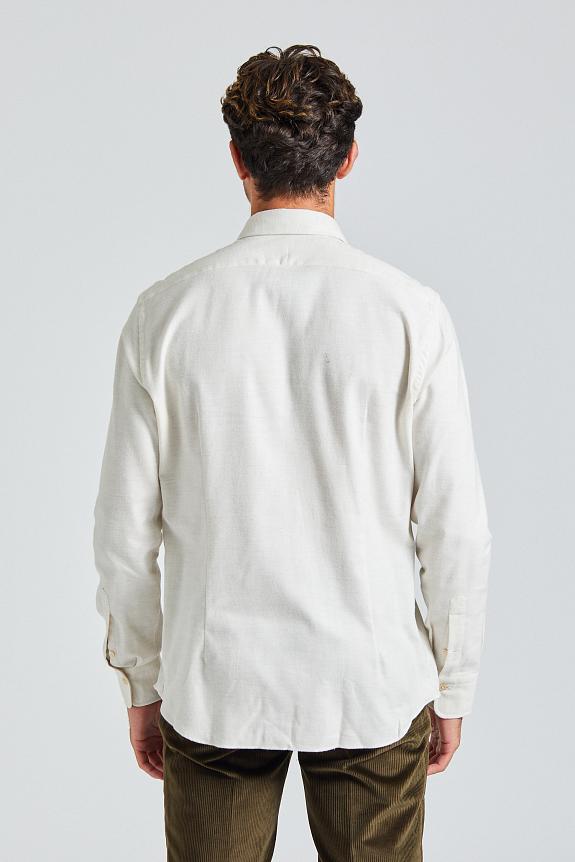 Alessandro Gherardi Regular Slim Flanella Creme-2