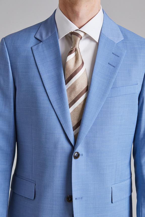 Amanda Christensen Classic Stripe Tie Beige-1
