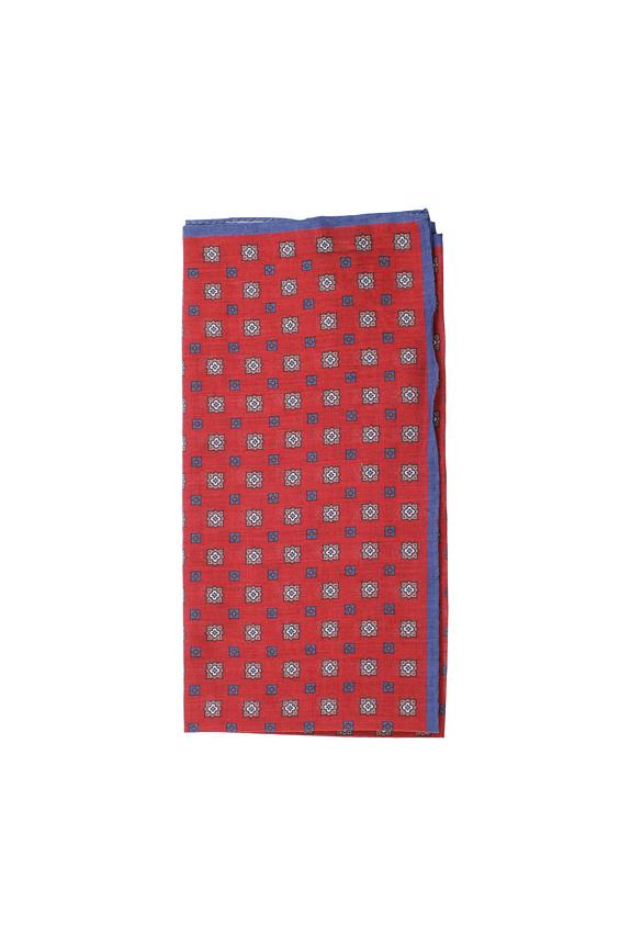 Amanda Christensen Cotton Voilé Medallion Bandana Bordeaux