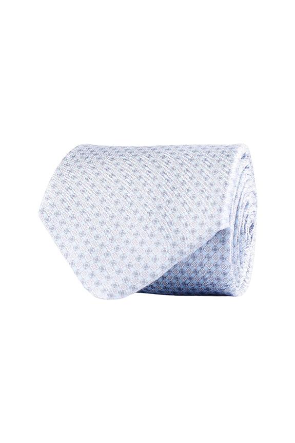 Amanda Christensen Classic Micro Pattern White Tie