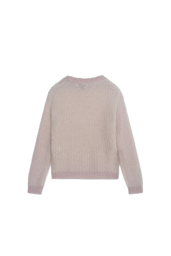 Arnie Says Lane Brioche Sweater Lt Pink-1