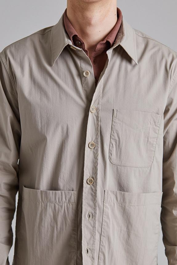 ASPESI Camicia UT Shirt Jacket Colonial Beige-5