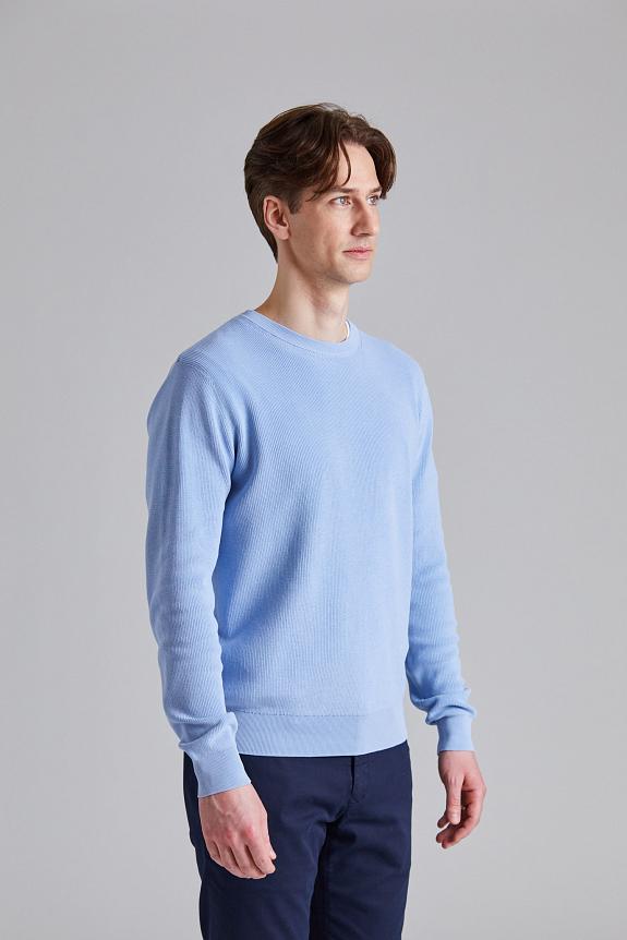 ASPESI Maglia Knitted Crew Neck Sky Blue-2