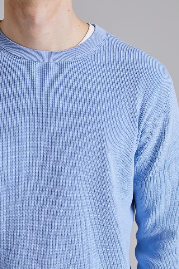 ASPESI Maglia Knitted Crew Neck Sky Blue-3