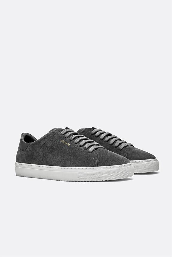 AXEL ARIGATO Clean 90 Suede Sneaker Dark Grey/White-1
