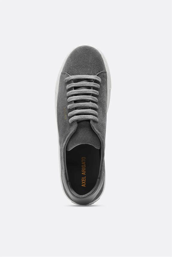 AXEL ARIGATO Clean 90 Suede Sneaker Dark Grey/White-3