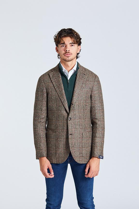 BARBA Jacket Jimmy Green Check