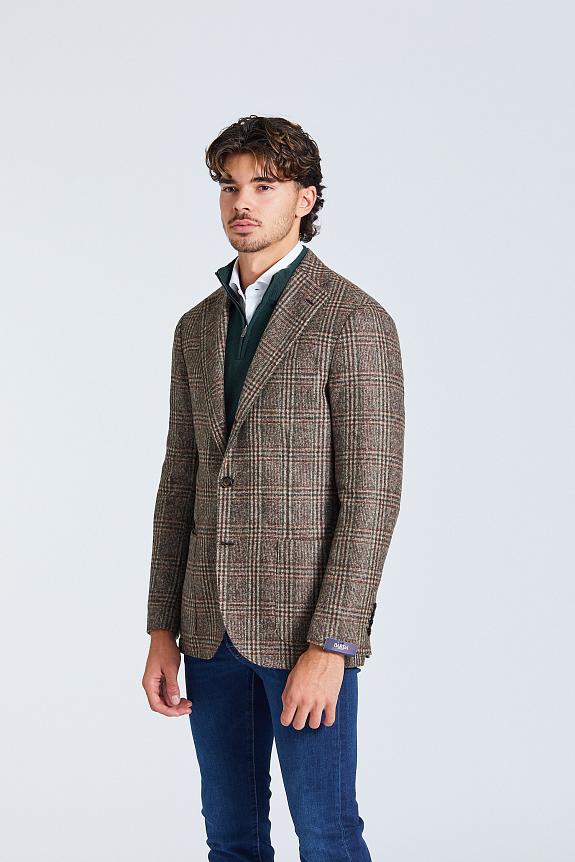 BARBA Jacket Jimmy Green Check-2