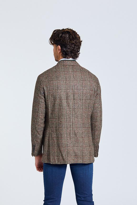 BARBA Jacket Jimmy Green Check-3