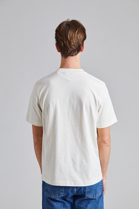 Barbour Logo Relaxed Fit T-Shirt Antique White-2