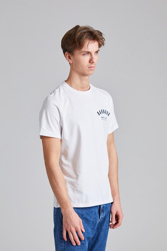 Barbour Preppy T-Shirt White-1