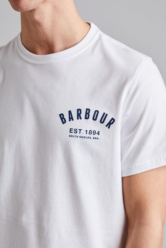 Barbour Preppy T-Shirt White-3