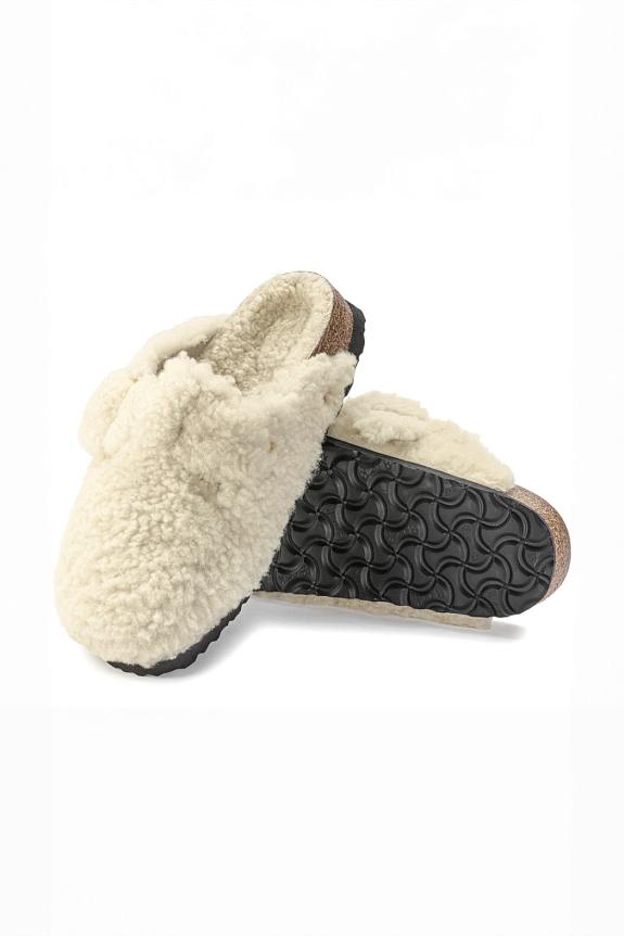 Boston Big Buckle Shearling Eggshell