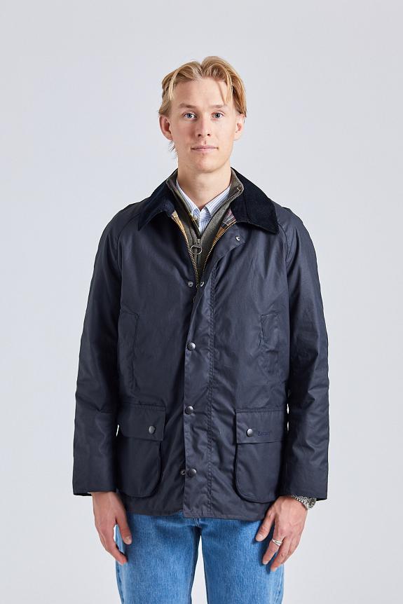 Babour Ashby Wax Jacket Navy 