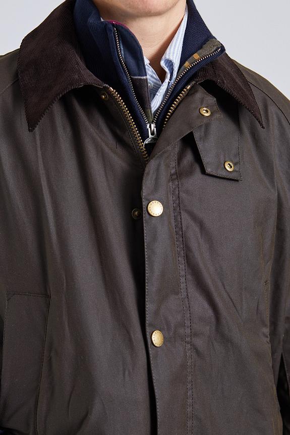 Babour Ashby Wax Jacket Olive 