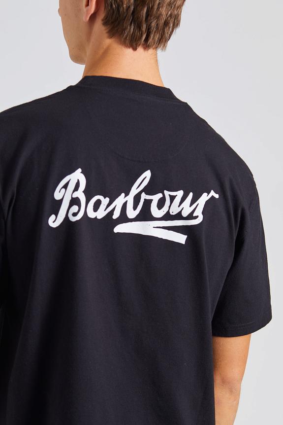 Barbour Bowery Tee Black