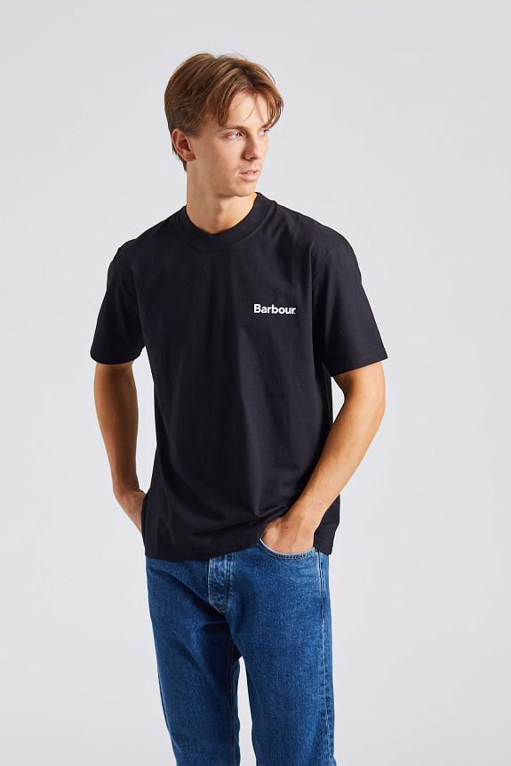 Barbour Bowery Tee Black