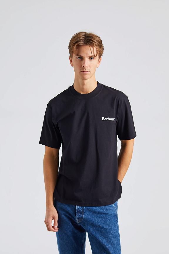 Barbour Bowery Tee Black