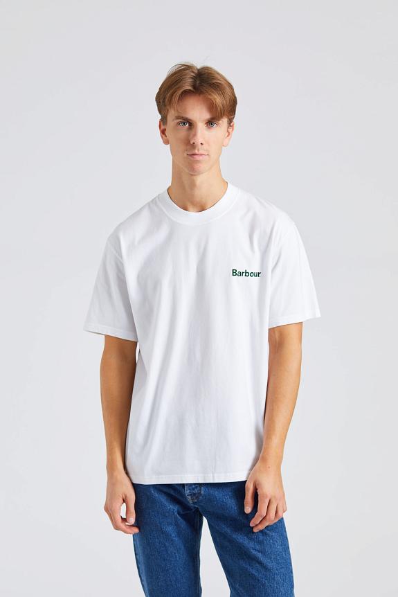 Barbour Bowery Tee White