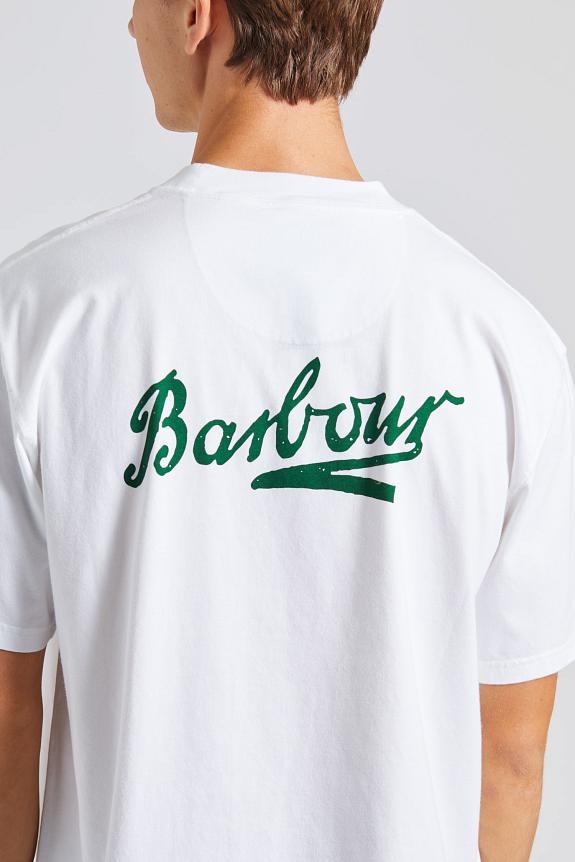 Barbour Bowery Tee White