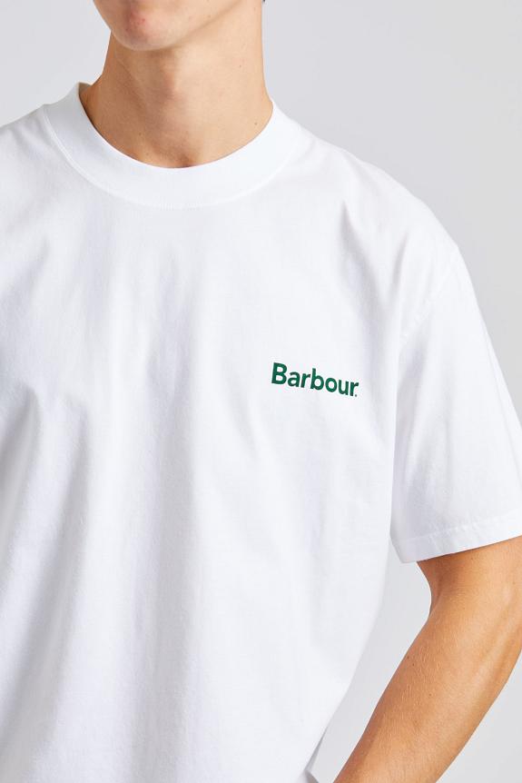 Barbour Bowery Tee White