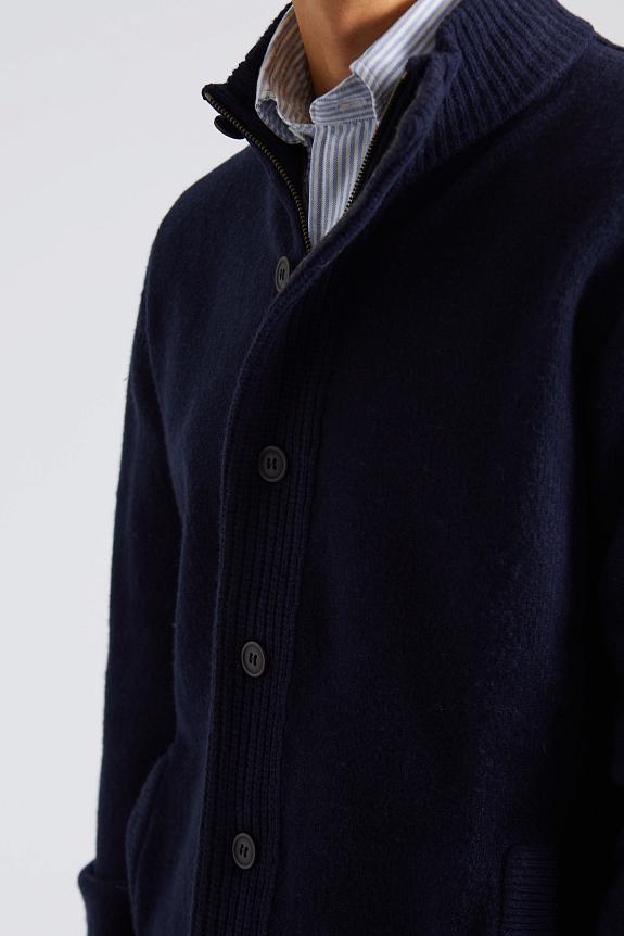 Barbour Essential Patch Zip Navy