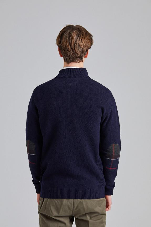 Barbour Holden Half Zip Navy-3