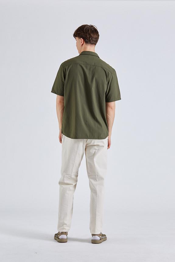 Barbour Lisle Safari Shirt Mid Olive-4