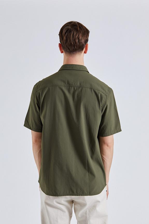 Barbour Lisle Safari Shirt Mid Olive-5