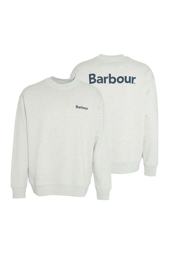 Barbour Nicholas Crew Grey Marl