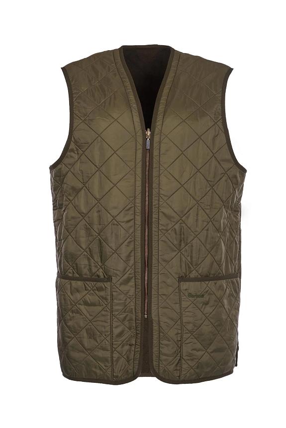 Barbour Polarquilt Waistcoat/Zip-In Liner Olive-6