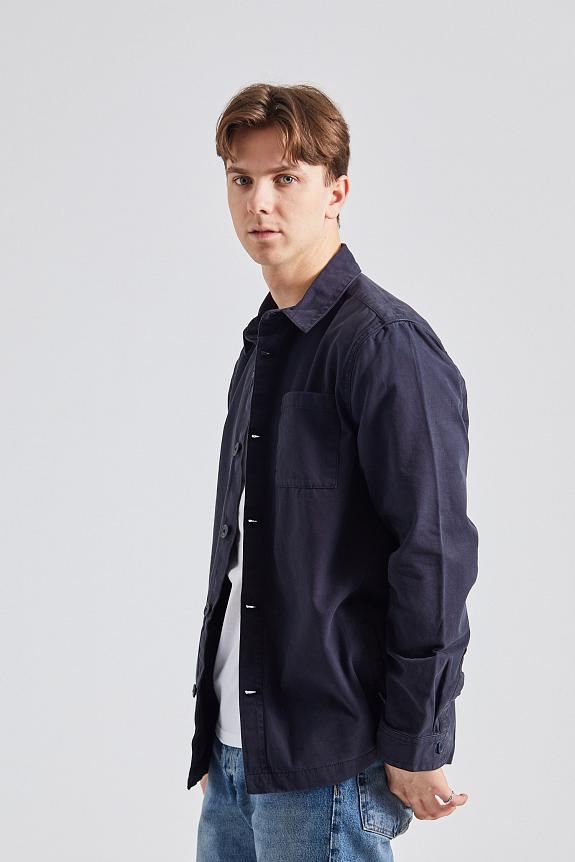 Barbour Washed Overshirt Navy