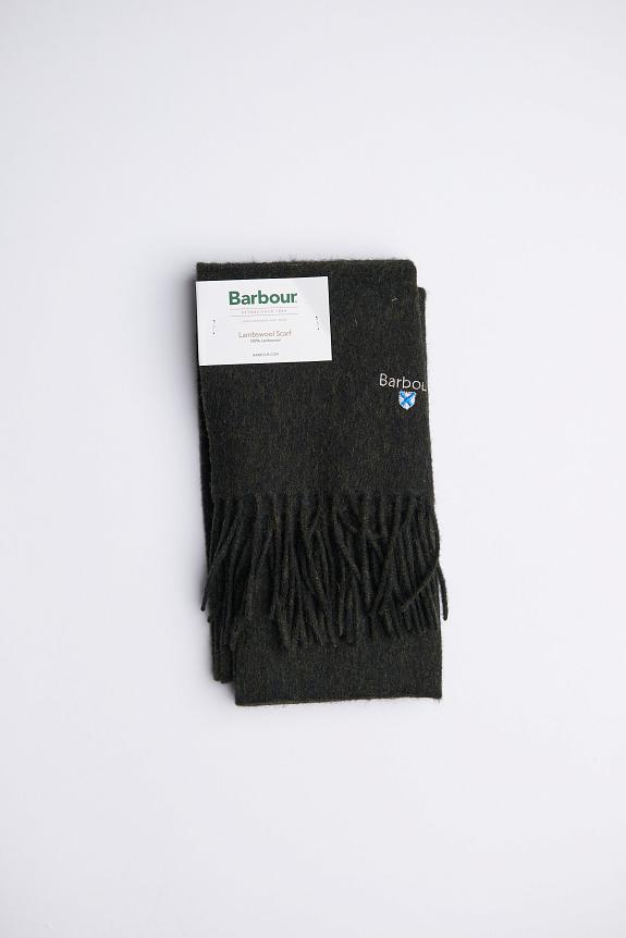 Barbour Plain Lambswool Scarf Woodland Fox